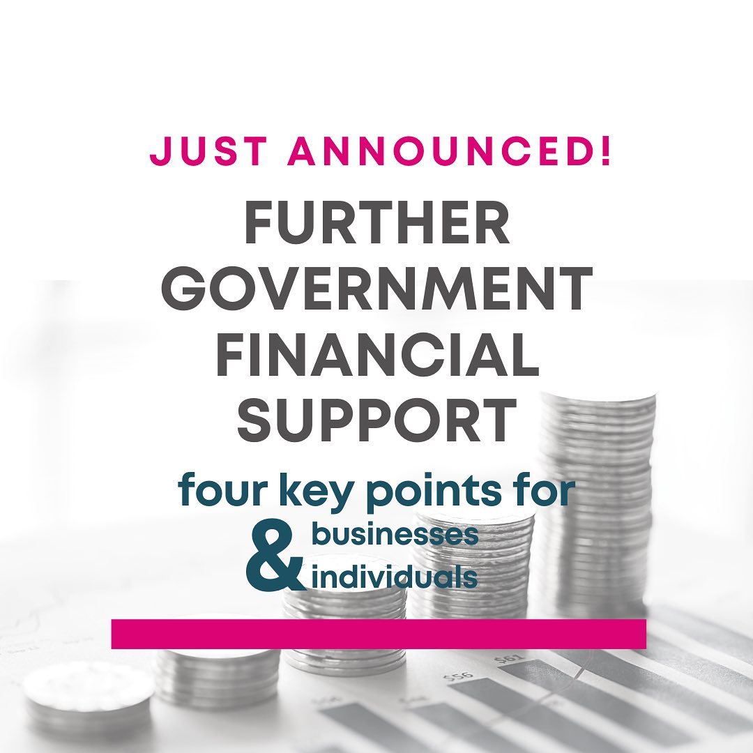 Additional financial support for businesses and individuals announced by the Government today
