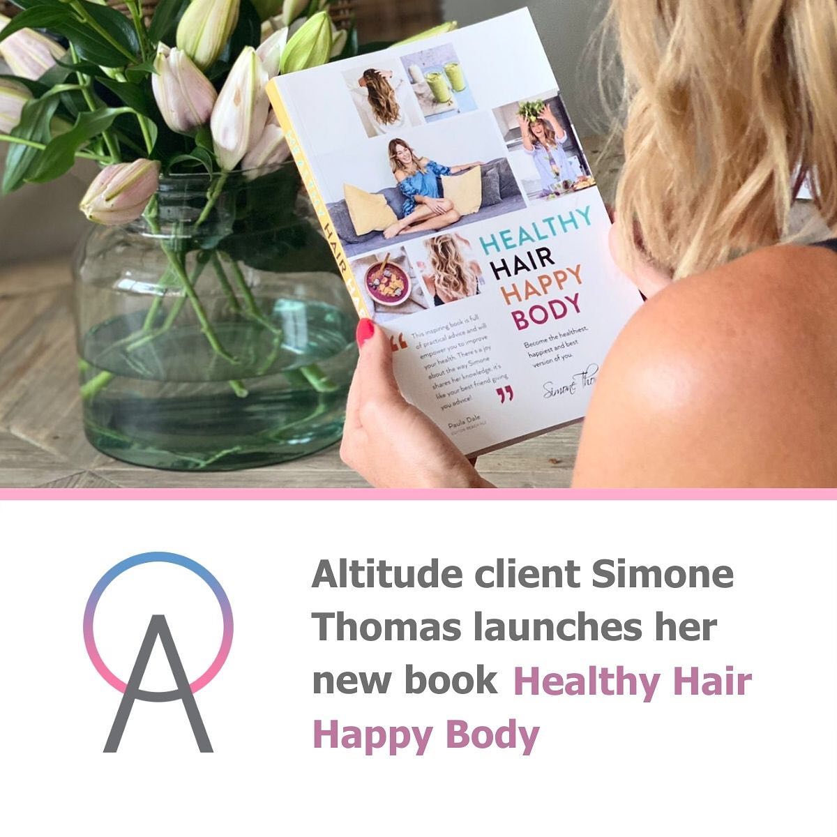 Huge to @simonethomaswellness on the launch of her new  Healthy Hair Happy Body available via