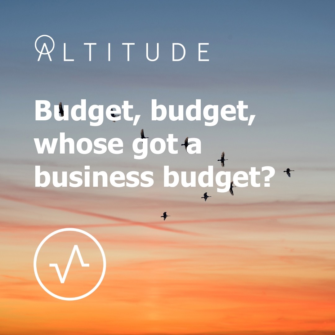 According to a Clutch business survey, 1 in 5 STILL don't have ANY kind of #Budget!  in these challenging times learn how to not be part of this statistic with Altitude Co Founder @amyaskew34