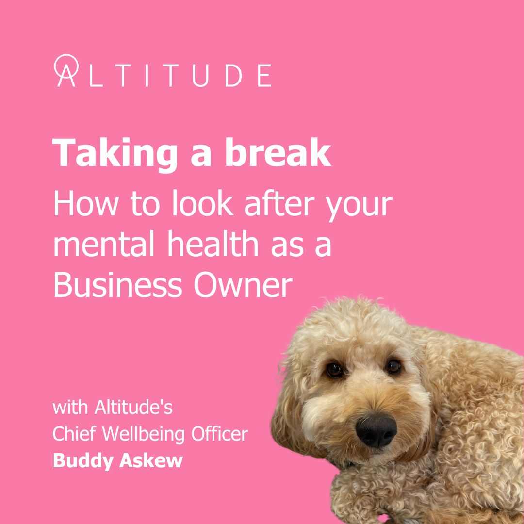 🧘‍♀️ with Altitude's Chief Officer Buddy Askew - Unleash Your Potential: Embrace Breaks, SME Owners!  Let's talk about breaks – yes, breaks! Embracing downtime isn't a luxury; it's a necessity. Regular breaks boost creativity, productivity, and overall well-being. Step away from your desk, take a walk, or enjoy a moment of stillness. By recharging, you'll fuel your business with fresh perspectives and renewed vigor. Breaks aren't a pause; they're a pathway to success! ️  Today the Altitude Squad are embracing the break and getting out of the office for a lunchtime walk around #Guildford!